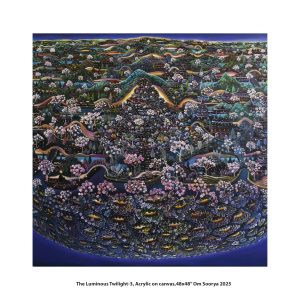 Om Soorya Reimagines Landscape as Memory and Motion in The Luminous Twilight at Palette Art Gallery