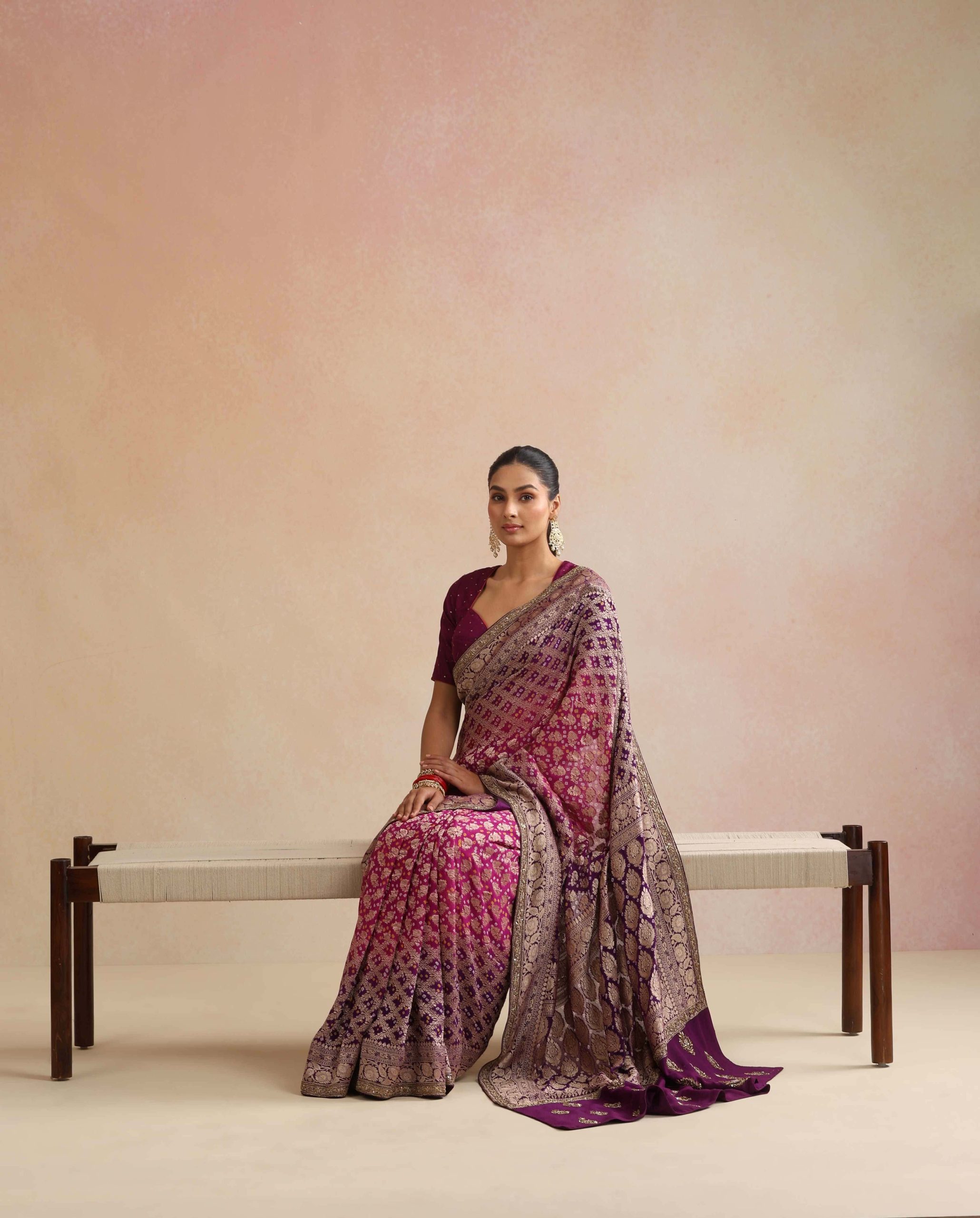 Honouring Handcraft WeaverStory Presents Bandhej Sarees Shaped by Fineness Fabric and Skill